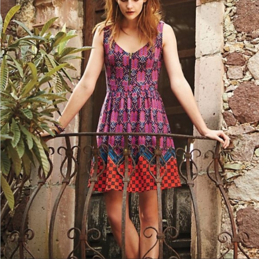 Anthropologie Maeve Amapola Dress 0P